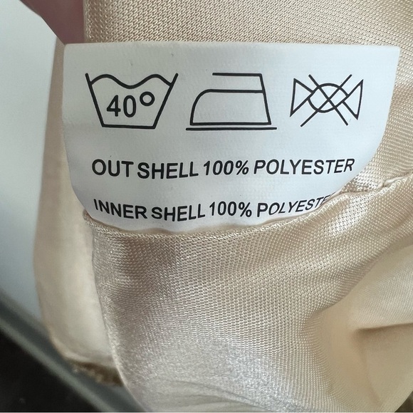 Revelry Bardot Sequin Off Shoulder Gold Gown Maxi Size 18 Bridesmaid NYE Holiday - Picture 14 of 16